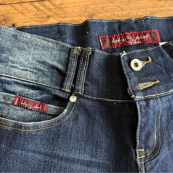 Baby Phat back pocket design Jean - Size Juniors 11 - Picture 3 of 6